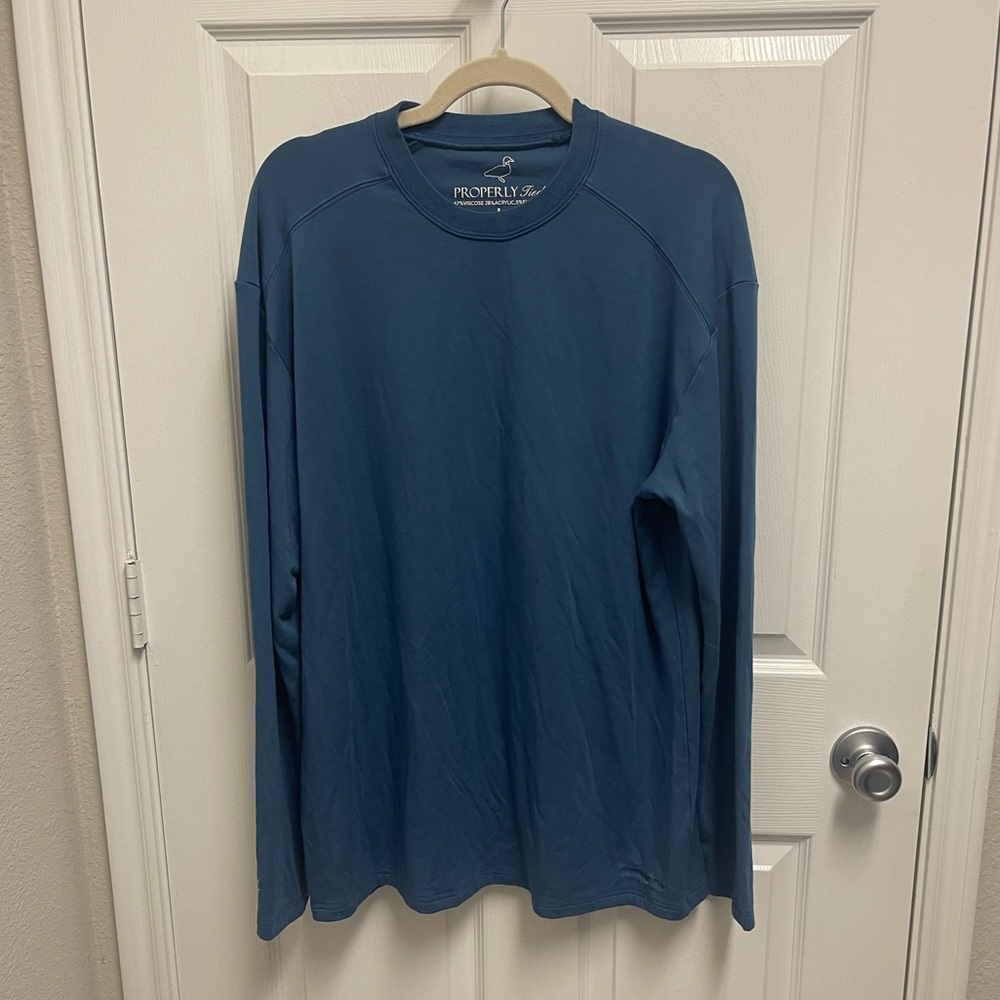 Properly Tied Blue Sweater Top